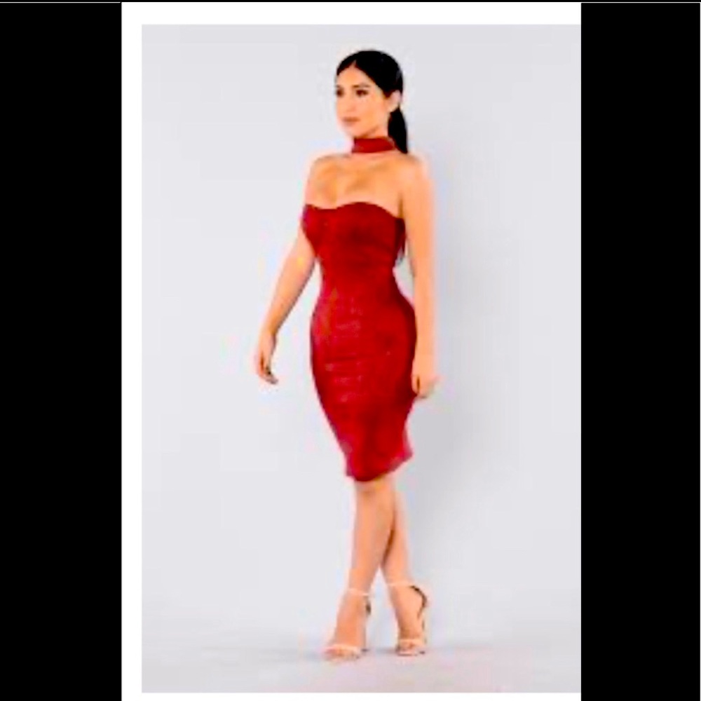 Case of the EX dress (Wine)